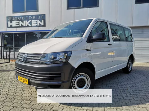 Volkswagen Transporter 2.0 L1H1 9PERSONEN/PRIJS EX BTW BPM VRIJ / MEERDERE OP VOORRAAD